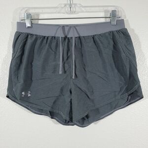 Under Armour Womens Athletic Shorts Size M Lined Heatgear Running Cross Training